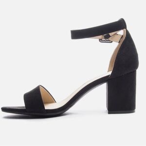 NEW! CHINESE LAUNDRY Jody Block Heel Sandal in Black Sz 11